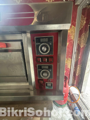 Electric + Gas Pizza Oven – গ্যাস সিলিন্ডারসহ